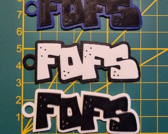 FOFS graffiti group key chain (7x2.5cm)