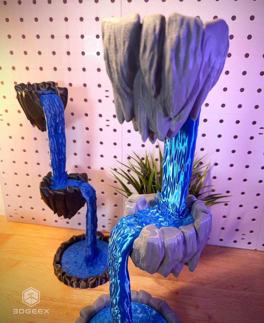 Floating Islands Rock Display, 3D Printed, Decorative, Water, Gravity ...