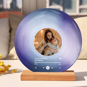 Custom Vinyl Record with Photo - Gift from Kids - Personalized Mom - Music Lover Gift Women - Birthday Gift for Mom - Mothers Day Gift Ideas