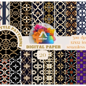 Carta digitale stile moda, modello SENZA GIUNTE