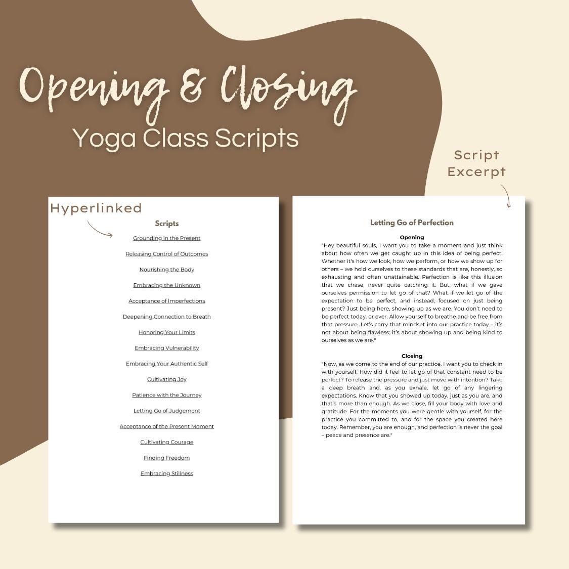 50 Yoga Class Scripts: Mindful Guided Meditation (PDF Download) - Etsy