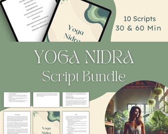 Ensemble de scripts Yoga Nidra : 10 ressources de relaxation guidées (PDF)