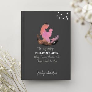 Verlust des Babys Journal, Trauer Journal, Fehlgeburt Erinnerung Journal für Mutter, Säugling Verlust, Trauergeschenk, Christian Religiöses