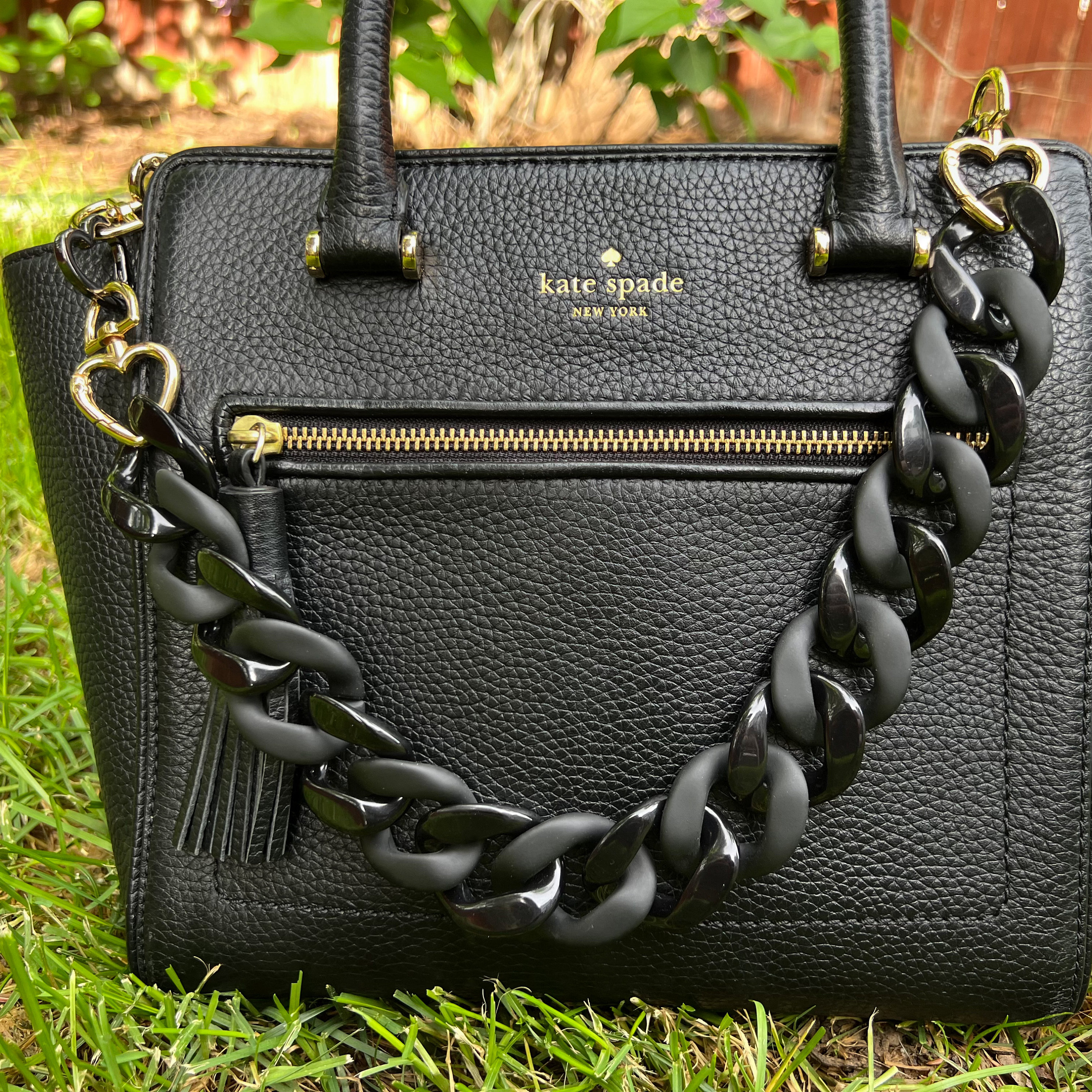 Chain Strap Square Tote Bag IY331