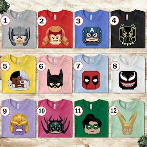 Building Blocks Superhero Shirt, Custom Name Building Shirt, Kids Toddler Shirt, Disney Family Shirt, Gift For Son Daughter