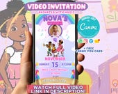 Gracie's Corner Invitation Template, Editable Animated Evite, Digital Birthday Video Invite, Bday Party For Girls, Canva Instant Download
