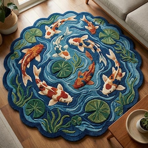 Koi Tuft Rug - Etsy