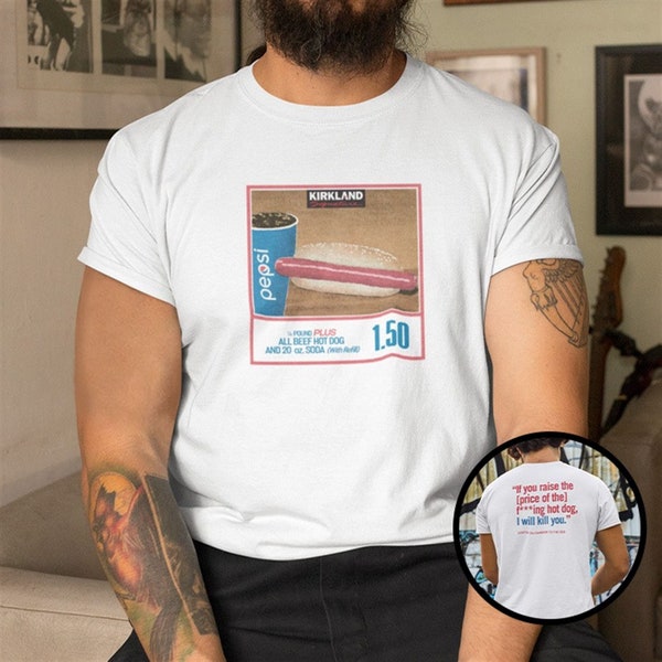 Costco Hot Dog Shirt Etsy UK