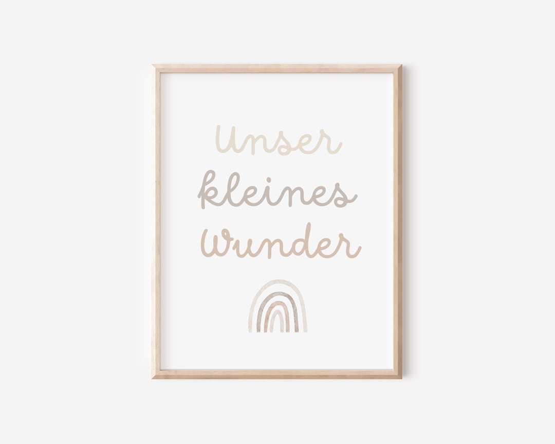 Kleines Wunder Spruch