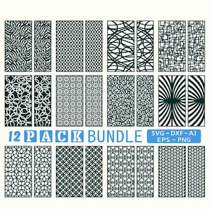 door sign svg, Vector pattern Bundle, Jali Design Pattern, Wooden Door cnc, Laser cut, door pattern svg, panel collection, Cricut Silhouette