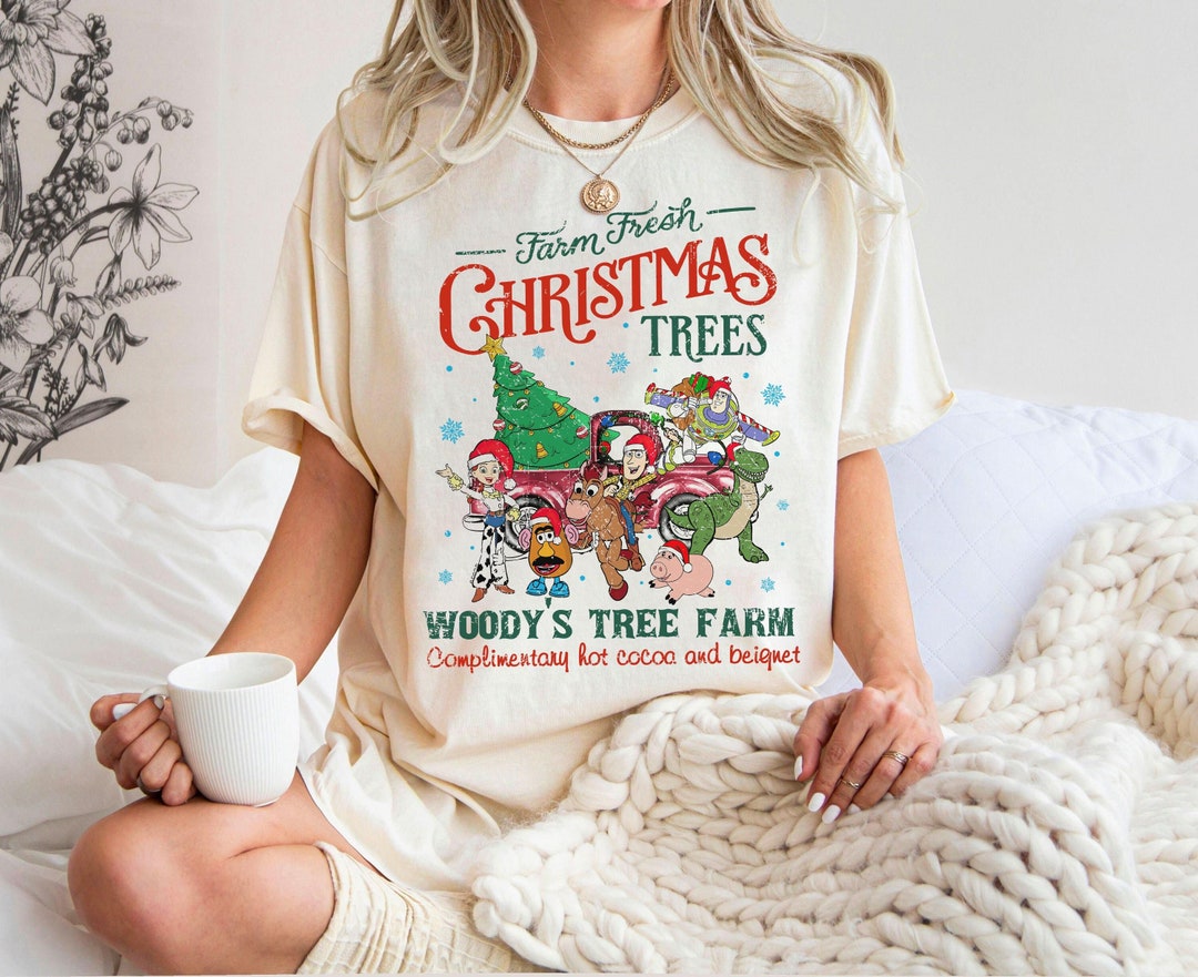 Disney Toy Story Christmas Shirt Woody Cowboy Christmas Etsy