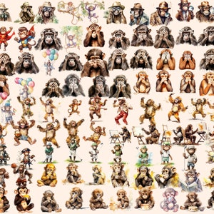 Playful Monkeys Clipart
Monkey PNG Graphics
Monkey Illustrations
Whimsical Monkey Clipart Art
Digital Monkeys Clipart Download
Adorable Monkey Designs
Monkey Clip Art Set
Charming Monkey Graphics
Monkeys Digital Art
Watercolor Monkey Illustations