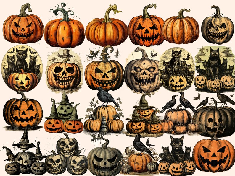 Retro vintage pumpkin collection
Antique-style jack-o-lantern clipart
Vintage pumpkins with nostalgic charm
Classic Halloween pumpkin graphics
Retro pumpkins in antique design
Vintage-inspired jack-o-lantern illustrations
Antique pumpkin clipart set