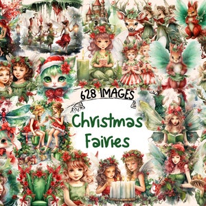 Enchanting Christmas Fairies Clipart
Holiday Fairy PNG Graphics
Christmas Fairy Illustrations in Magical Scenes
Whimsical Fairies with Festive Magic Clipart Art
Clipart featuring Fairies in Christmas Fantasy
Digital Christmas Fairy Clipart Download