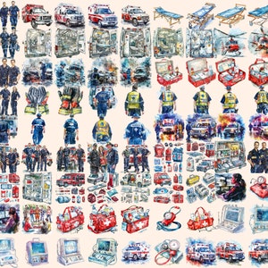 Medical Emergency Transport: Ambulance Icons Collection
First Responder Fleet: Ambulance Clipart Set
Emergency Response Icons: Ambulance Illustrations Pack
Ambulance Fleet: Medical Transport Clipart Collection
Ambulance Icons and Illustrations Pack