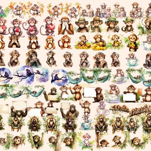 Playful Monkeys Clipart
Monkey PNG Graphics
Monkey Illustrations
Whimsical Monkey Clipart Art
Digital Monkeys Clipart Download
Adorable Monkey Designs
Monkey Clip Art Set
Charming Monkey Graphics
Monkeys Digital Art
Watercolor Monkey Illustations