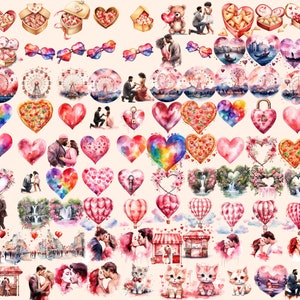 Heartwarming Valentine's Day Watercolor  Clipart
Digital Illustrations Celebrating Love on Valentines Day
Valentines  Day Clipart Download
Adorable Clipart Designs for a Romantic Occasion
Valentines  Day Clip Art Set
Valentines Day Graphics PNG