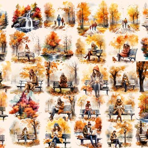 Autumn landscape with golden-hued trees and serene lake clipart.
Country road surrounded by colorful fall foliage.
Vibrant autumn leaves against a clear blue sky.
Cozy cabin nestled in an autumn forest.
Rustic wooden bridge over a tranquil stream.