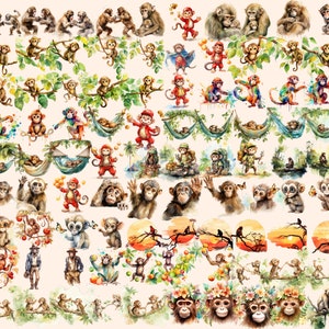Playful Monkeys Clipart
Monkey PNG Graphics
Monkey Illustrations
Whimsical Monkey Clipart Art
Digital Monkeys Clipart Download
Adorable Monkey Designs
Monkey Clip Art Set
Charming Monkey Graphics
Monkeys Digital Art
Watercolor Monkey Illustations
