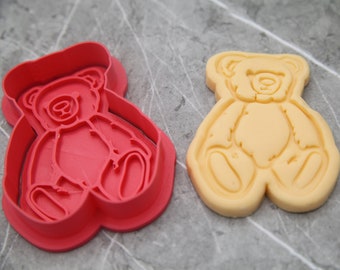 Teddybär Ausstechform und Stempel