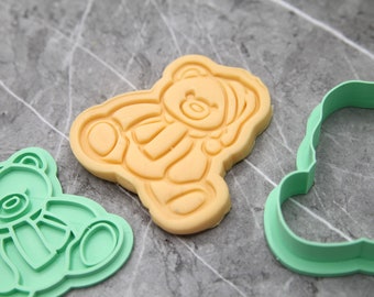 Schläfrige Ausstechform und Stempel