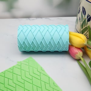 Textured Roller for Cookie Dough, Fondant, Icing and Clay