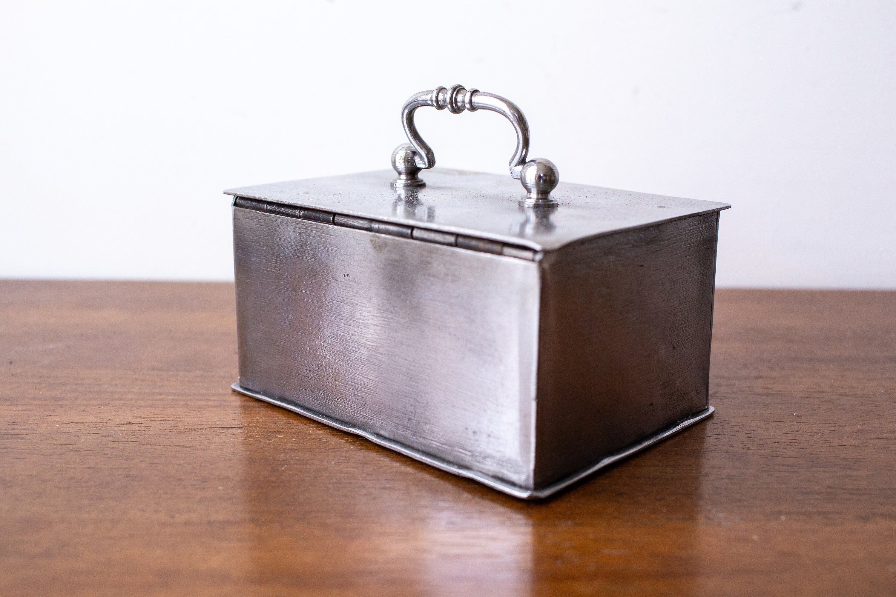 Small Antique Strong Box With Key Vintage Metal Safe Circa 1950s small-antique-strong-box-with-key-vintage-metal-safe-circa-1950s