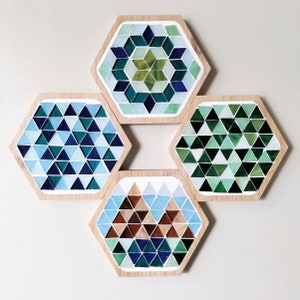DIY Craft Kit for Adults Mosaic Coaster Kit Diy Coaster Table