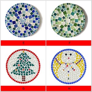 Diy craft kit for adults mosaic kit diy mosaic trivet kit home hobby wall art and craft kit for kids party make your own mosaic trivet kit zdjęcie 9