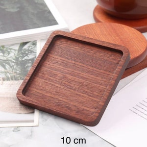 Bamboo wood coaster frame bamboo tray trivet base for the mosaic coaster kit make your own coaster handmade craft project diy craft supplies image 8