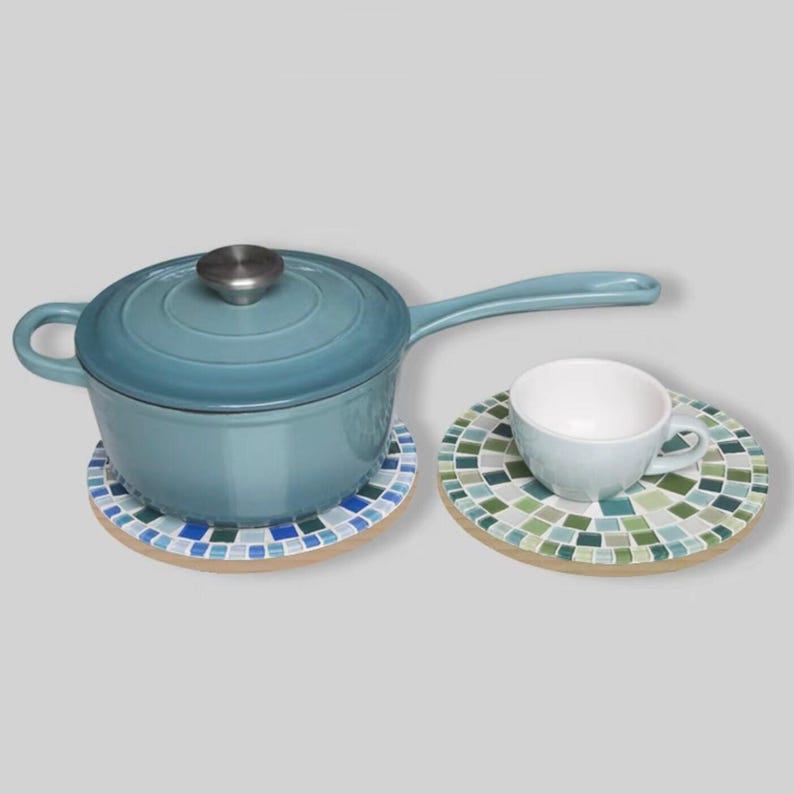 Diy craft kit for adults mosaic kit diy mosaic trivet kit home hobby wall art and craft kit for kids party make your own mosaic trivet kit zdjęcie 5