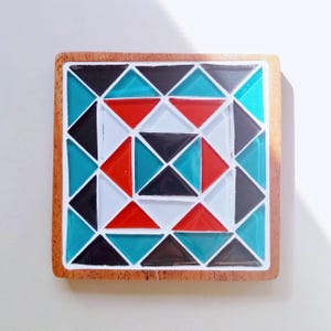 Mosaic kit diy coaster kit for adults craft kit make your own coaster arts and crafts kit for teen stained glass kit for beginner mosaic kit image 10