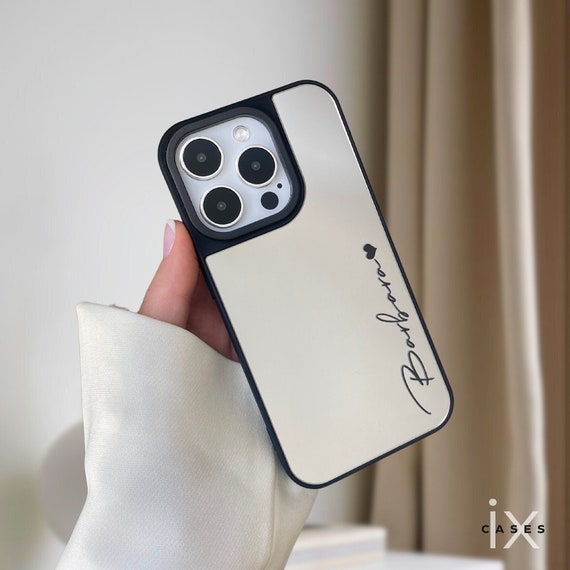 Mirror Case for iPhone 16 Pro Max 15 Pro 14 13 12, Custom