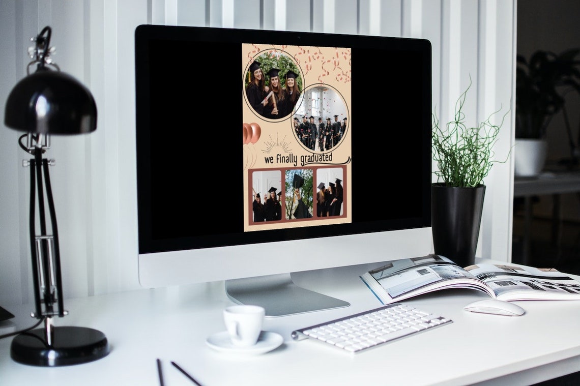 Graduation Party Photo Template, Printable Graduation Party Photo ...