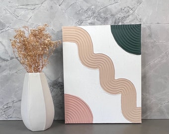 Fresh Look at Personalised Handmade Textured Art