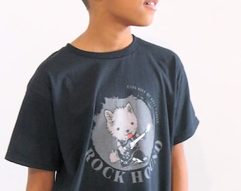 T-shirt korte mouw - Chibi Dog| Chibi-muziekshirt | Dierenprint | Verjaardagslook | Verjaardagsoutfit | Komische afdrukken