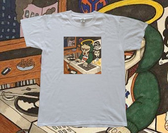 MFDOOMプリントTシャツホワイトビンテージラップ T HIPHOPXLサイズ il_340x270.6282706064_9g2k.jpg