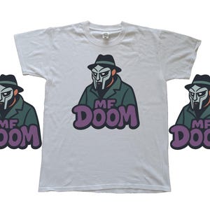 MF DOOM T-shirt | Hip Hop | Rap | Mf Doom Merch | Mf doom rap tee | Mf doom comic shirt | Madvillain | Hip Hop shirt | Hip hop lovers