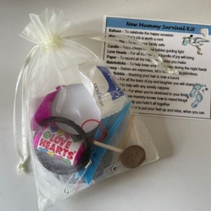 New Mum Survival Kit/letterbox Gifts /baby Shower /funny Gift /new Mom 