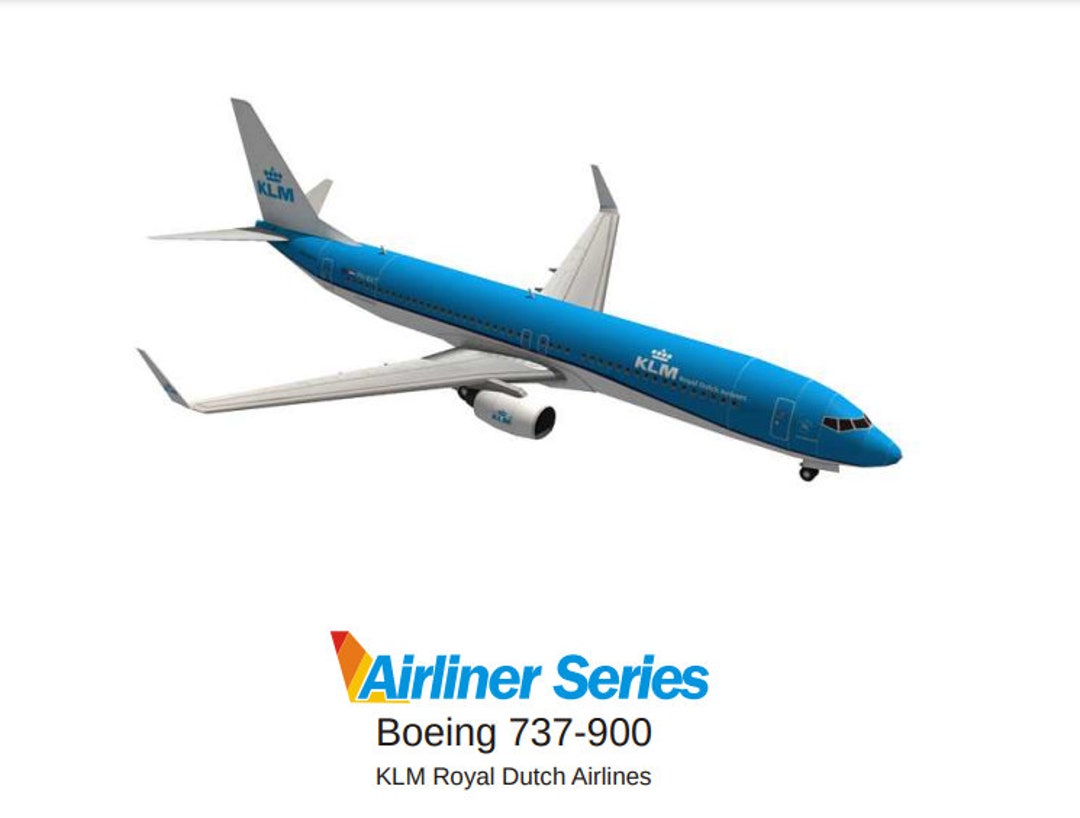 KLM Boeing 737900 read Description Etsy