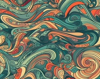 Random Fun Art 2 Muster - Digitaler Download