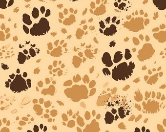 Wild and Free: Animal Print Digitales Muster für DIY Projekte - Sofort Download
