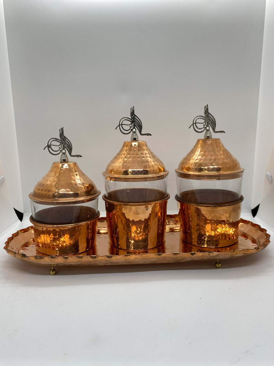 Spice Jars, Spice Box, Tea Tins, Spice Set, Copper Pot, Storage Tins