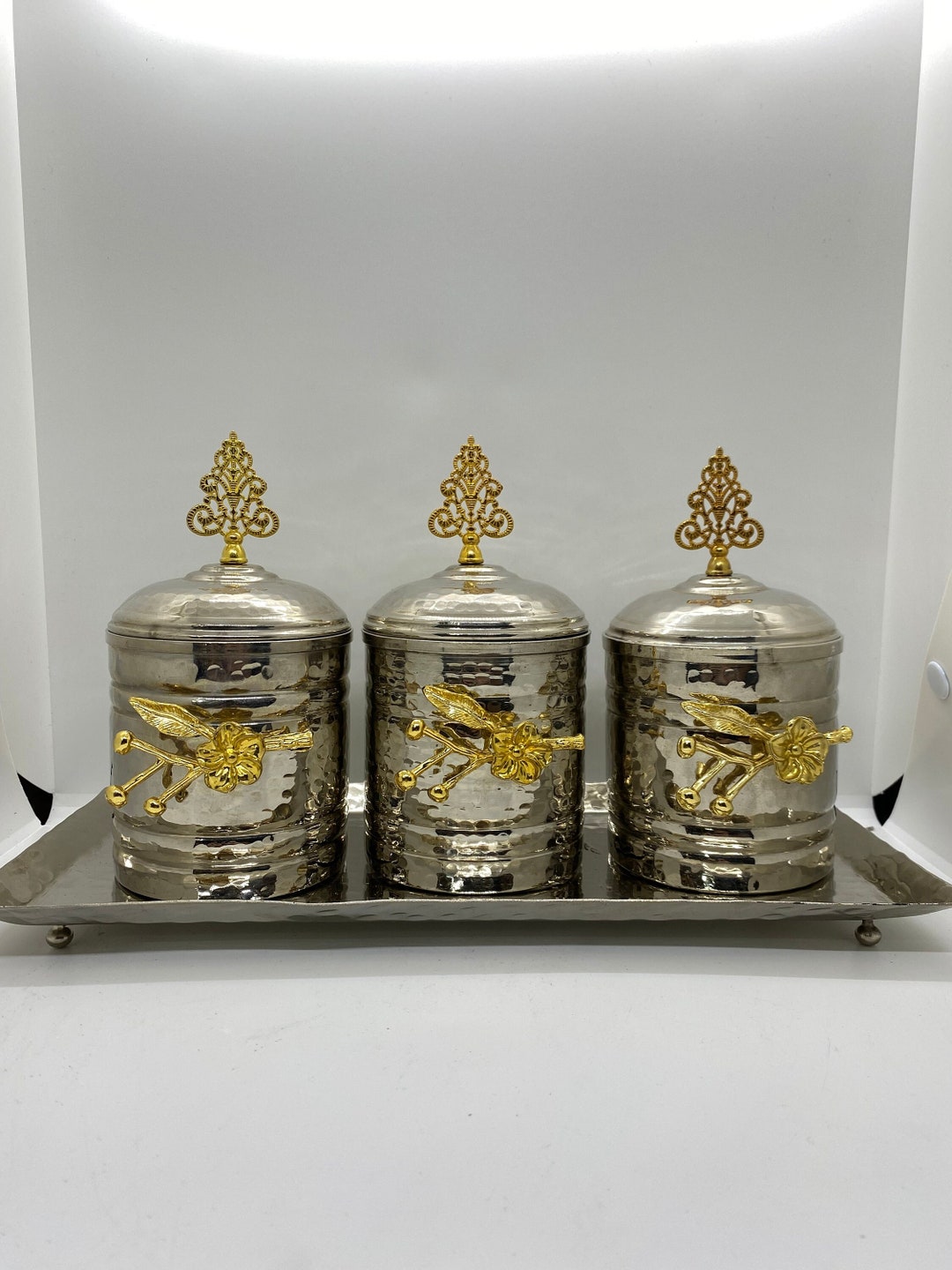 Spice Jars, Spice Box, Tea Tins, Spice Set, Copper Pot, Storage Tins