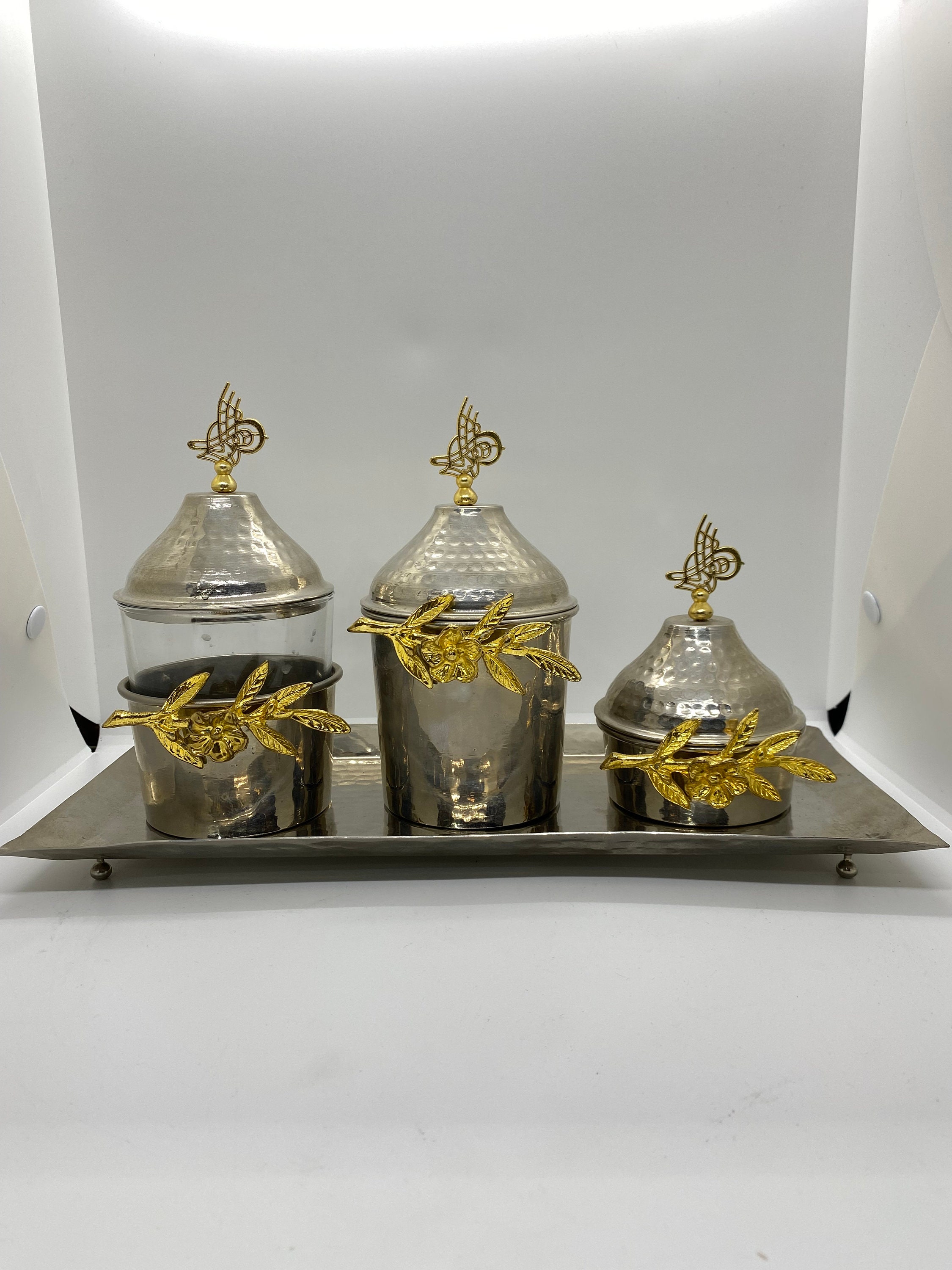 Spice Jars, Spice Box, Tea Tins, Spice Set, Copper Pot, Storage Tins