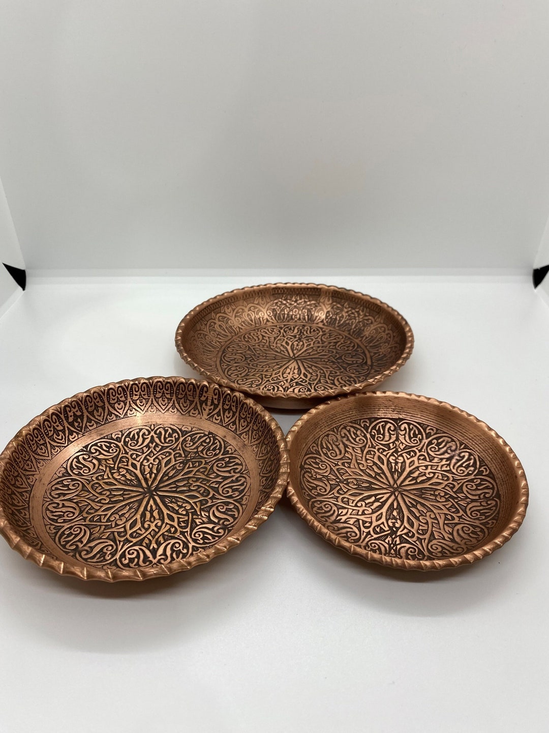 Copper Dinnerware, Handmade Copper Plates, Dinner Plates