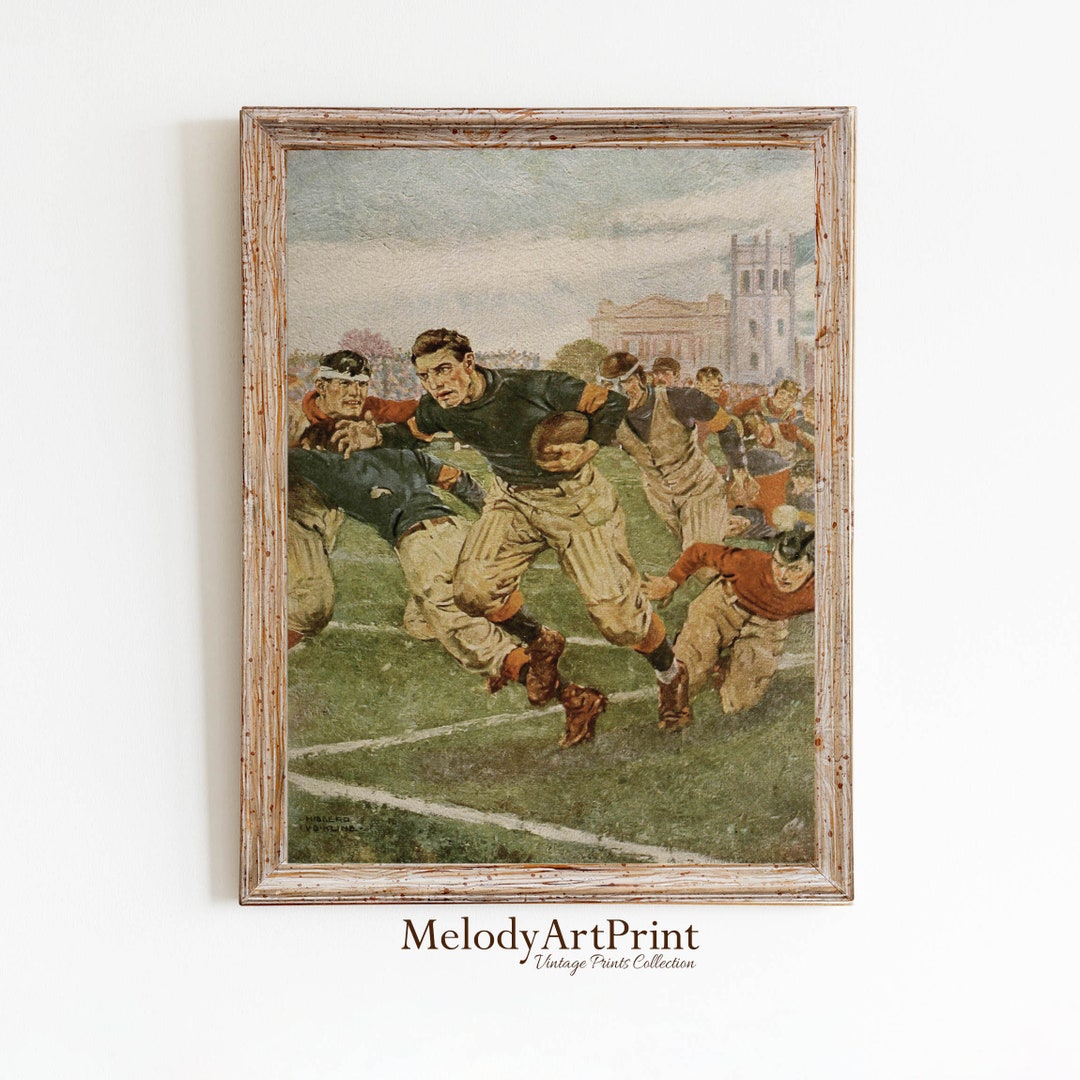Football Wall Print, Football Printable Art, Football Posters, Sport