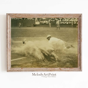Vintage Baseball Printable Art | Sports Poster | Baseball Fan Digital Download