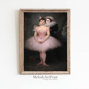Ballerina Nursery Decor, Ballet Nursery Art, Ballet Dancer Painting, Ballerina Girls Room Print, Rustic Nursery Decor, PRINTABLE Girl Art