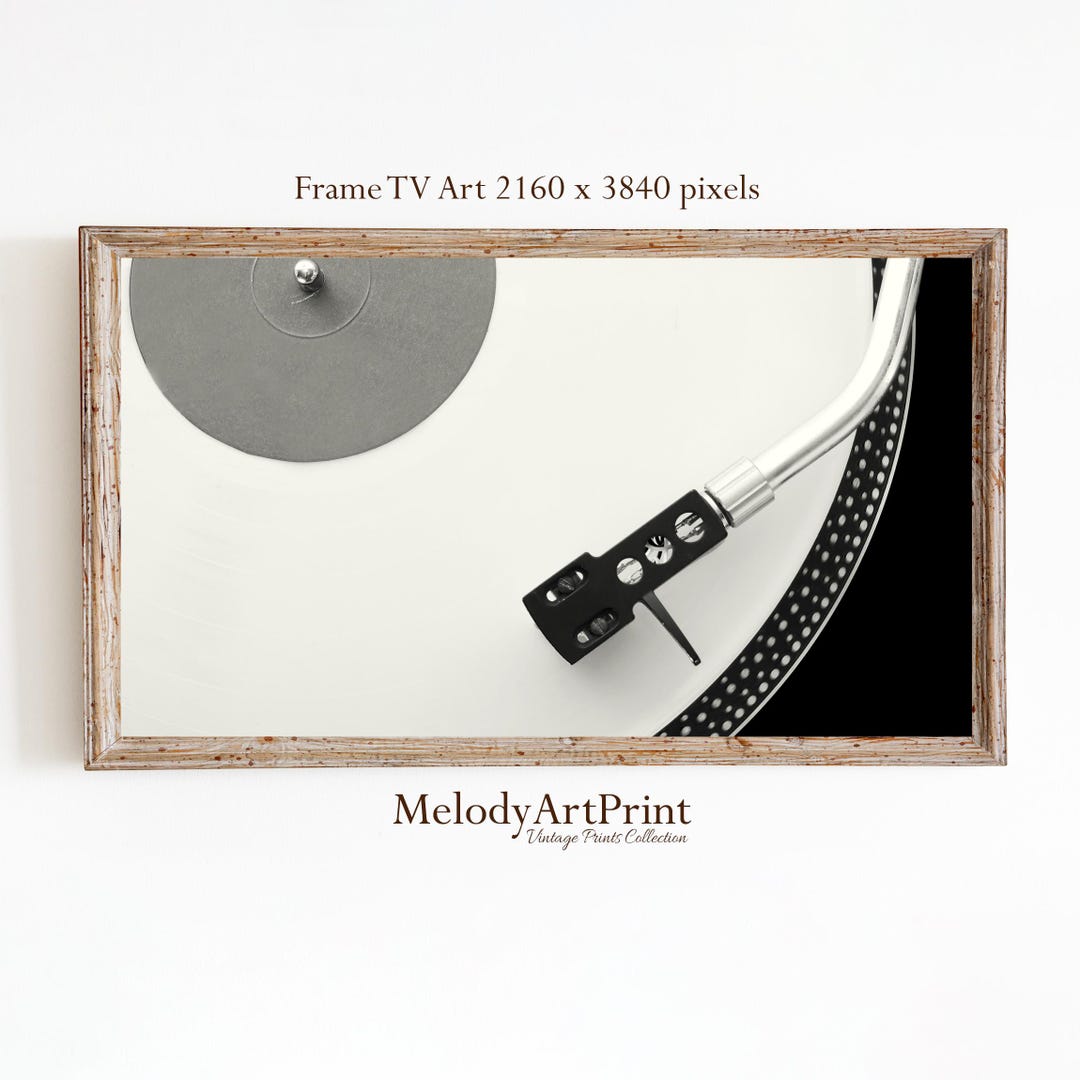 Modern Turntable Art: Samsung Frame TV Music Print (digital Download ...